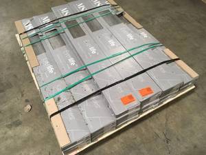 lot 26 image: A&A Surfaces Centennial Weathered Oyster 6 MIL x 6 in. W x 48 in. L Glue Down Water Resistant Vinyl Plank Flooring (36 sqftcase) (21 Boxes)   Customer Returns See Pictures