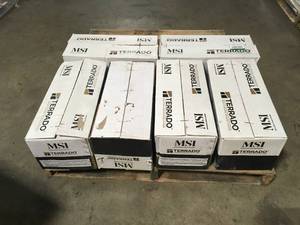lot 39 image: Pallet of MSI Terrado Sand 9 in. x 19.5 in. Textured Cement Concrete Look Wall Tile (6 sq. ft.Case) (6 Boxes) Customer Returns See Pictures