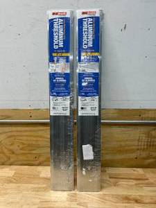 lot 31 image: FROST KING Lot of 2- 5 in. x 14 in. x 36 in. Mill Commercial Thresholds