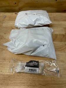 lot 36 image: GLIDERITE Lot of 20-  3-34 in. Satin Gold Solid Square Slim Cabinet Drawer Bar Center-to-Center Pulls