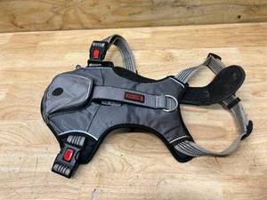 lot 77 image: KONG WASTE BAG GRAY REFLECTIVE DOG HARNESS SIZE XL-STORAGE & WASTE POCKET