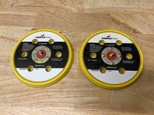 lot 90 image: Cooper Tools Lot of 2- 6 in. Disc Pads