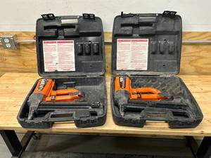 lot 105 image: RAMSET Lot of 2 Nail Guns with Cases