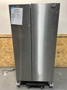 lot 108 image: MAYTAG 36-INCH WIDE SIDE-BY-SIDE REFRIGERATOR - 25 CU. FT.