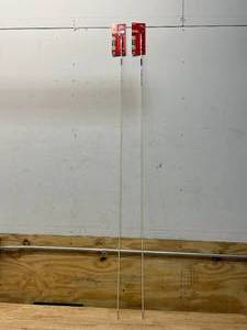 lot 29 image: MILWAUKEE Lot of 2-  5 ft. High Flex Fiberglass Fish Sticks