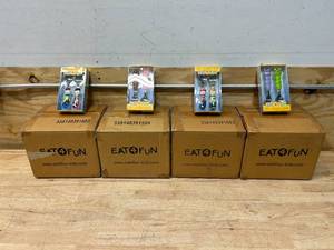 lot 124 image: EAT 4 FUN Lot of 4 Cases of Kids Fork and Spoon Sets (48 Total Sets)