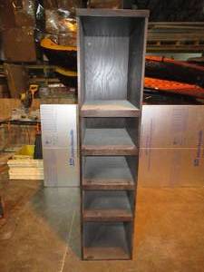 78.5 x 18 x 27- Multi shelf book end or case