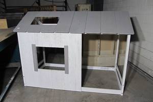 Cozy Cottage Twin size kids house bed - Assembled