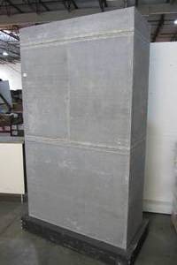 Rolling Cement Board Backdrop - 84 x 45.5 x 20 - Heavy Duty on Casters