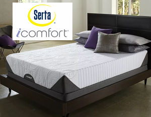 lot 6 image: Brand New Serta iComfort EFX Series Plush Gel 12 Memory Foam Queen Mattress