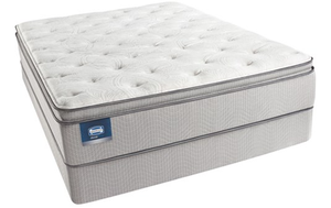 lot 7 image: Brand New Simmons Beautysleep Plush Pillow Top Queen Mattress