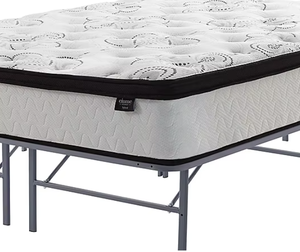 lot 11 image: Brand New Sound Sleep 13 Memory Foam Firm Full Mattress & Ashley Firm Foundation