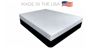 lot 15 image: Brand New Signature Sleep by DHP 12 Medium Firm Cool Gel Memory Foam King Mattress