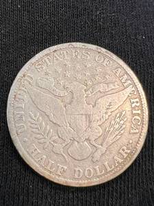 1892  US BARBER HALF DOLLAR