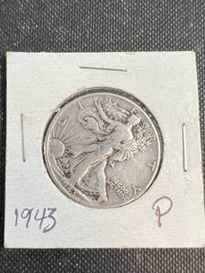 1943 US WALKING LIBERTY HALF DOLLAR
