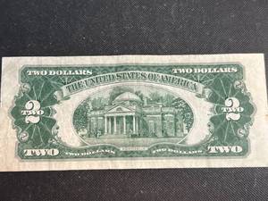 1953C US RED SEAL $2 LEGAL TENDER NOTE