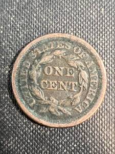 1851 US BRAIDED HAIR LARGE CENT