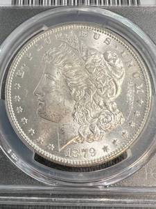 1879-S MORGAN SILVER DOLLAR MS62 PCGS