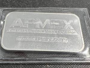 1 TROY OZ .999 FINE SILVER BAR APMEX