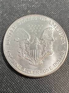 1986 AMERICAN SILVER EAGLE 1 TROY OZ .999 FINE SILVER