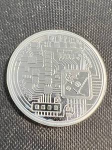 1 TROY OZ .999 FINE SILVER BITCOIN ROUND