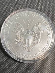 2018 AMERICAN SILVER EAGLE 1 TROY OZ .999 FINE SILVER