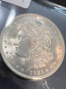 1921 US MORGAN SILVER DOLLAR