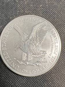 2022 AMERICAN SILVER EAGLE 1 TROY OZ .999 FINE SILVER