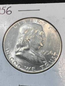 1956 US FRANKLIN HALF DOLLAR