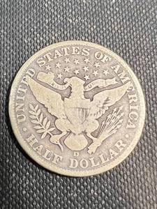 1911-D US BARBER HALF DOLLAR