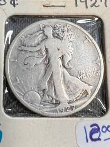 1927-S US WALKING LIBERTY HALF DOLLAR