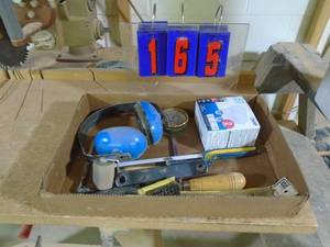 lot 165 image: Ear muffscoping sawhacksaw. As shown.