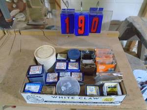 lot 190 image: Boxes of screws with assorted qty. As shown.