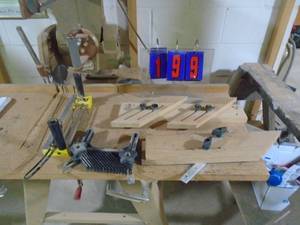 lot 199 image: Feather boards. As shown.