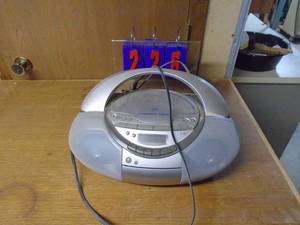 lot 226 image: Sony radiocd player taken out of shop. As shown.