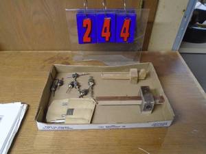 lot 244 image: Marking gauges & countersink drills. As shown.
