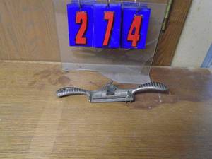 lot 274 image: Stanley spoke shave no 80 No blade. As shown.