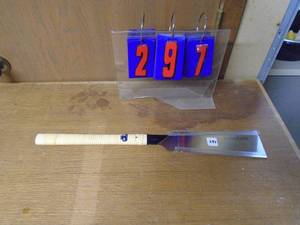 lot 297 image: Kigokoro japanese pull saw with bamboo wrapped handle. As shown.