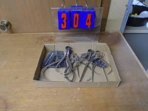 lot 304 image: Flat of dividers & calipers. As shown.