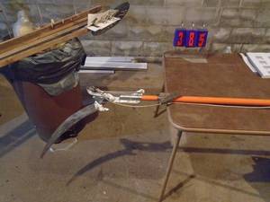 lot 385 image: Fiberglass pole saw. As shown.
