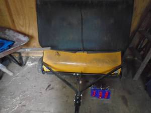 lot 399 image: Cub Cadet 48 lawn sweeper. Nice used condition. As shown.