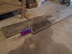 lot 413 image: Qty of 2 planks 2 x 12, 1 at 10 & 1 at 12. As shown.