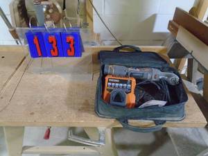 lot 133 image: Rigid cordless mouse sander. As shown.