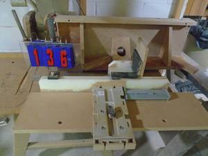 lot 136 image: Incra gauge & dust collector hook up. As shown.