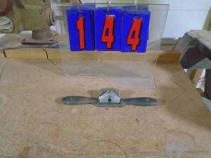lot 144 image: Made in USA spoke shave 9 12 oal. As shown.