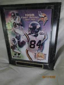 lot 20 image: 1998 Vikings Wide receiver #84 Rand...