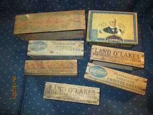 lot 153 image: Assortment of Vintage wooden cheese...