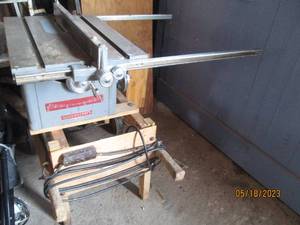 lot 2 image: Vintage Homecraft adjustable table ...