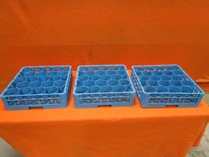 lot 59 image: (3) Commercial Dishwasher Trays