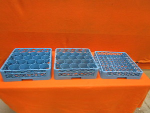 lot 60 image: (3) Commercial Dishwasher Trays